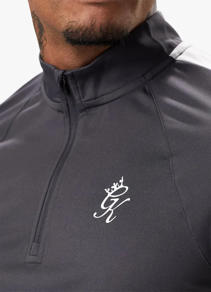 Gym King Tracksuits Men Core Plus Poly Funnel and Jogger 8211 Graphite