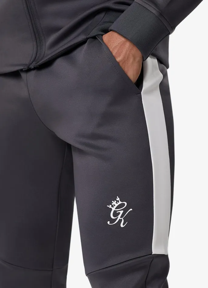 Gym King Tracksuits Men Core Plus Poly Funnel and Jogger 8211 Graphite