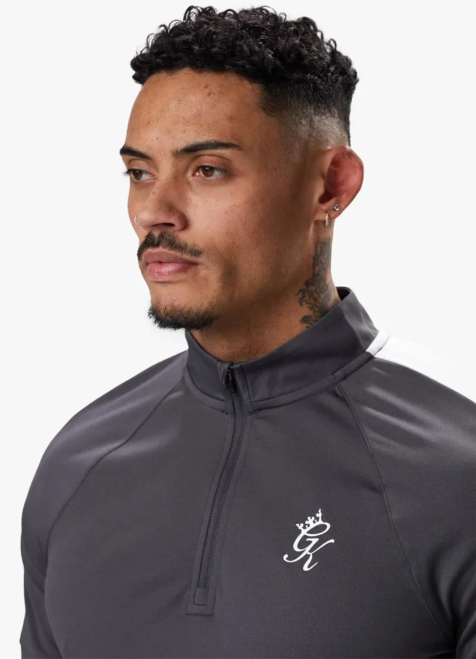 Gym King Tracksuits Men Core Plus Poly Funnel and Jogger 8211 Graphite