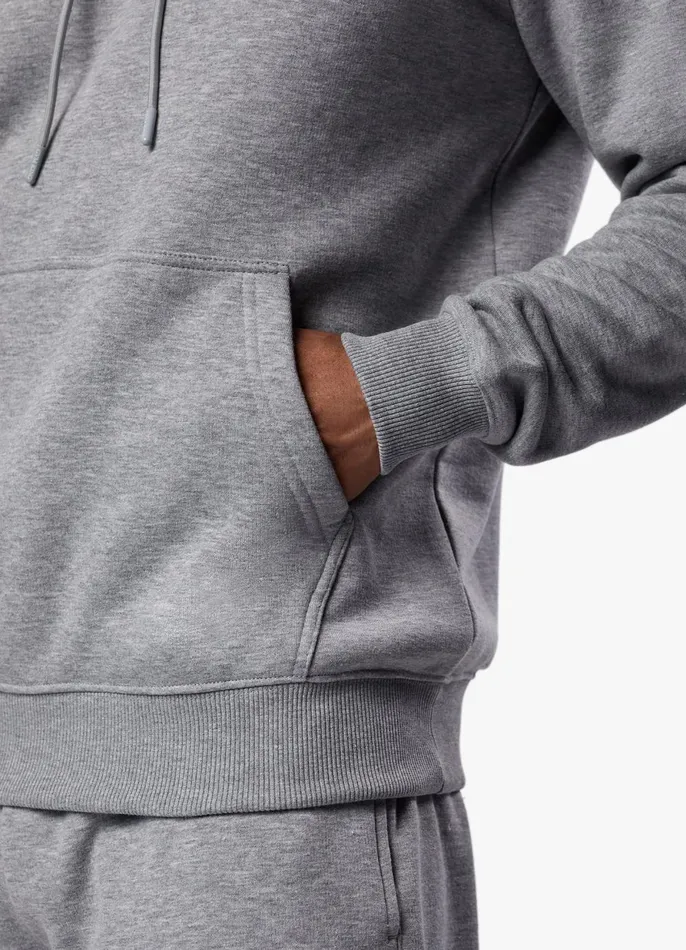 Gym King Tracksuits Men Linear Fundamental Tracksuit 8211 Grey Marl