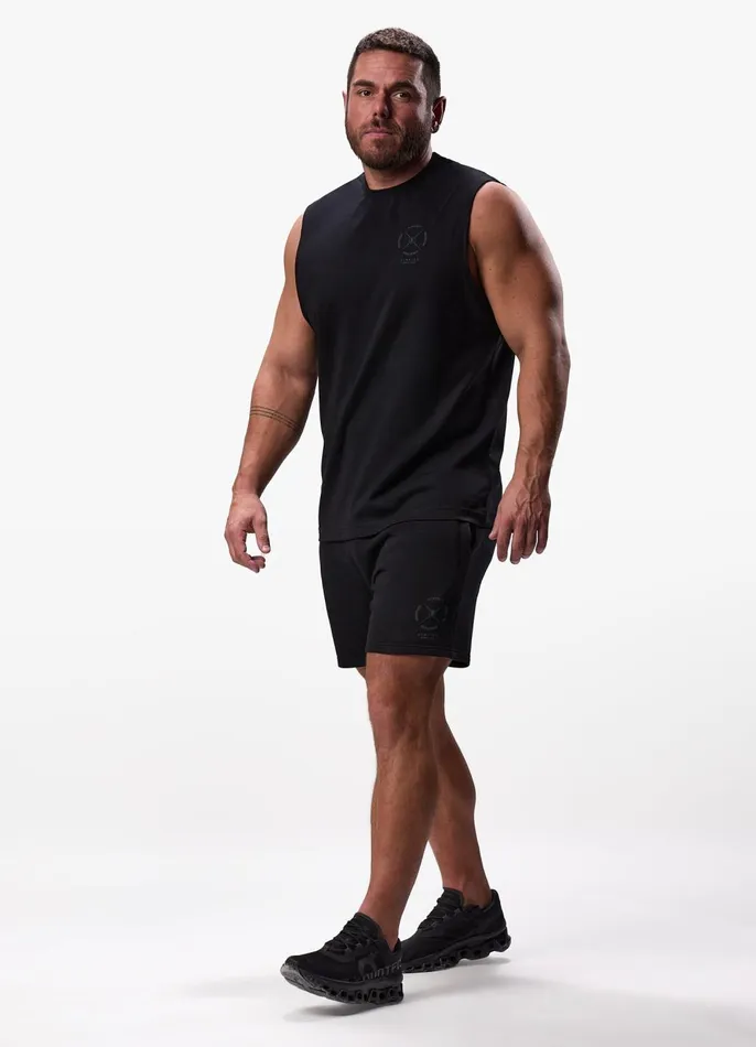 Gym King Vests Men Compass Tank 8211 Black
