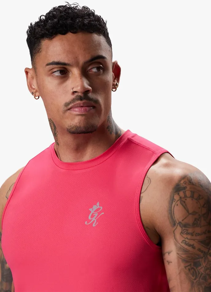 Gym King Vests Men Energy Vest 8211 Pink