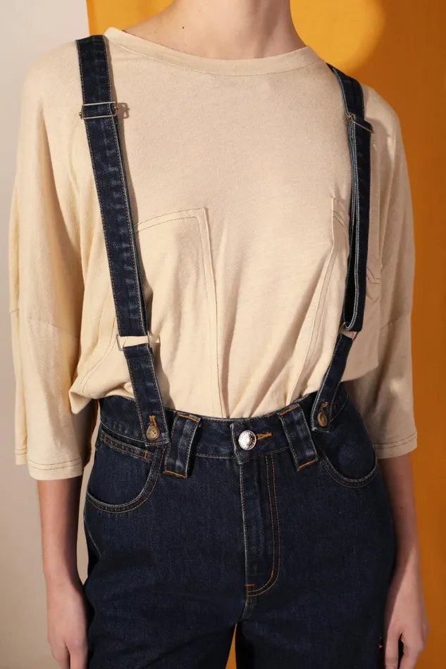 Hart Suspender Jeans Womens LF Markey Dungarees