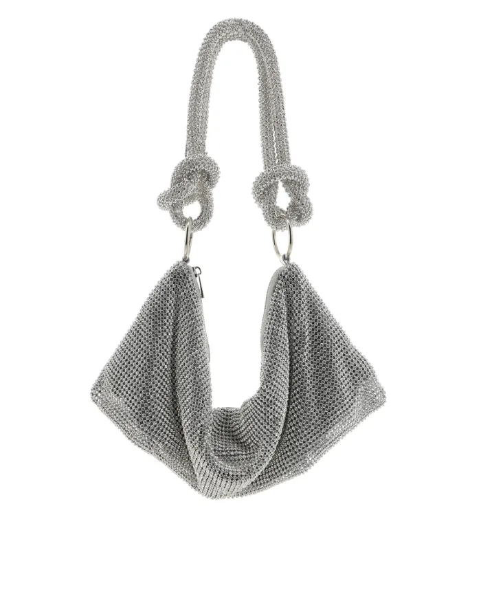 HeelsAccessories Billini Party Heels KAIA HANDLE BAG SILVERDIAMANTE