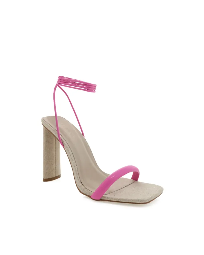 Heels Billini Block Heels PAYSON LIPSTICKWHEAT LINEN
