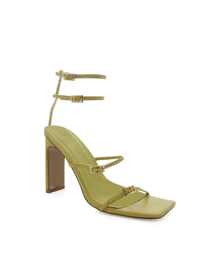 Heels Billini Block Heels TRUE CHARTREUSE