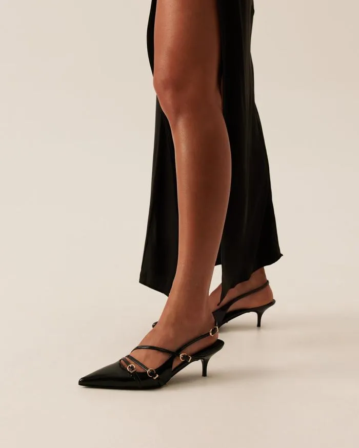 Heels Billini Stiletto Heels JEANI BLACK PATENT