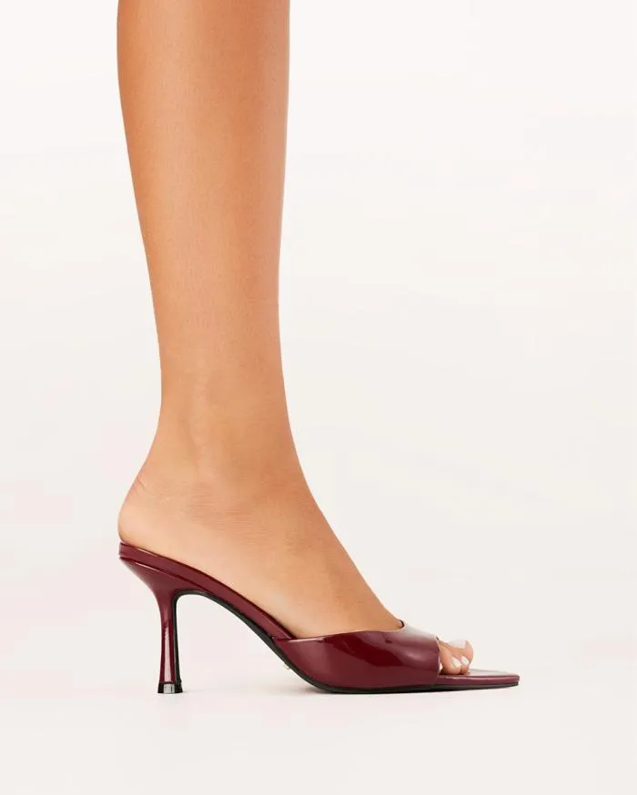 Heels Billini Stiletto Heels XANTHE CHERRY RED PATENT