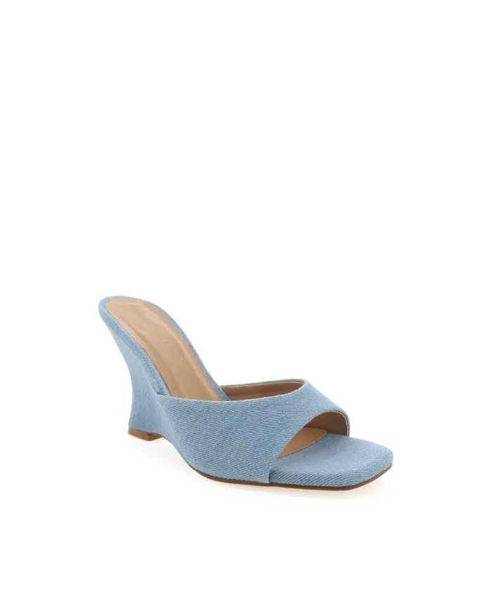 Heels Billini Wedges HAYLEY BLUE DENIM
