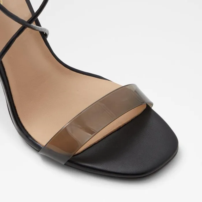Heels Women ALDO Onardonia Black Strappy Sandal