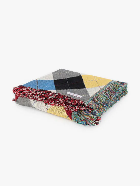 Home Lisa Says Gah Women Archie Throw Blanket Cirque Argyle