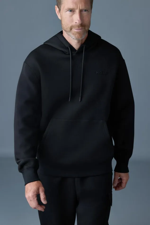 Hoodies and Tops Men Mackage KRYSTIAN Doubleface Jersey Hoodie Cream Hoodies and Tops Men Mackage KRYSTIAN Doubleface Jersey Hoodie Cream