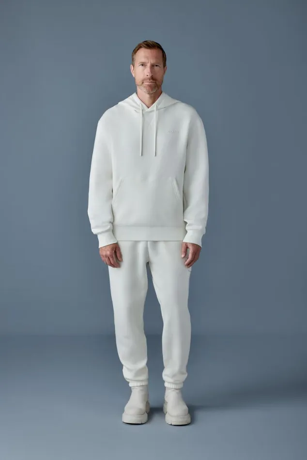 Hoodies and Tops Men Mackage KRYSTIAN Doubleface Jersey Hoodie Cream Hoodies and Tops Men Mackage KRYSTIAN Doubleface Jersey Hoodie Cream