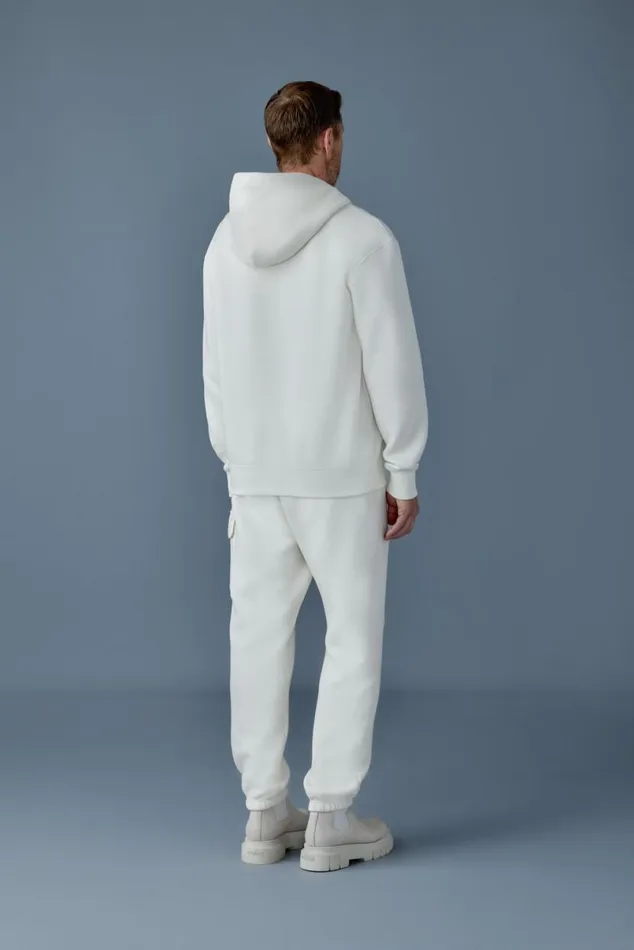 Hoodies and Tops Men Mackage KRYSTIAN Doubleface Jersey Hoodie Cream Hoodies and Tops Men Mackage KRYSTIAN Doubleface Jersey Hoodie Cream