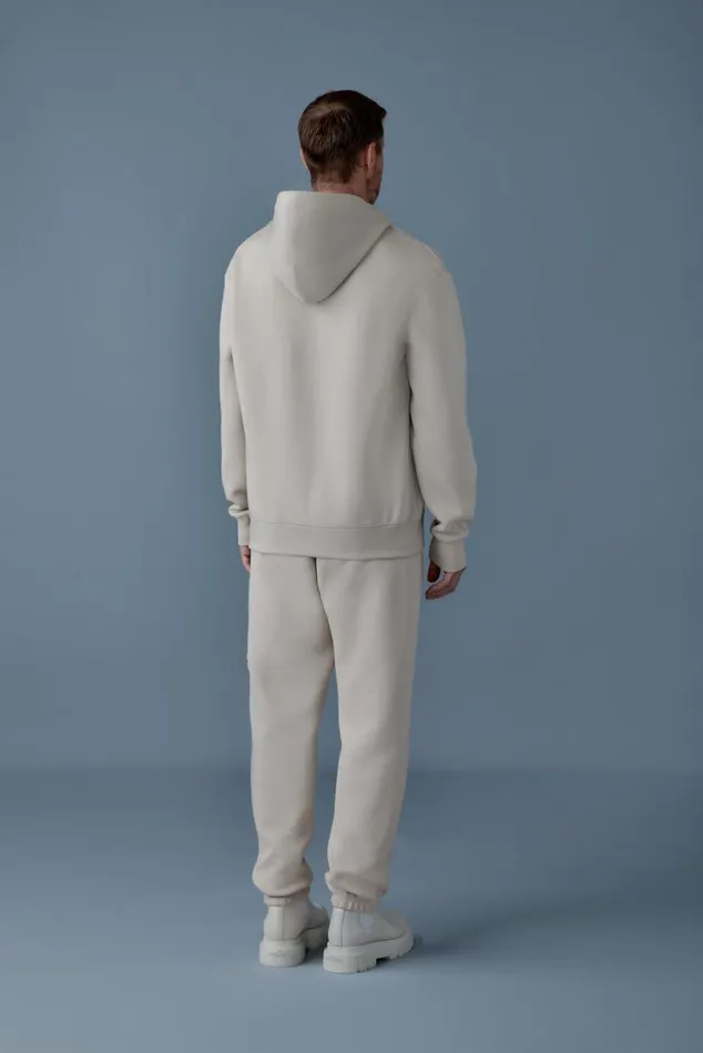 Hoodies and Tops Men Mackage KRYSTIAN Doubleface Jersey Hoodie Cream Hoodies and Tops Men Mackage KRYSTIAN Doubleface Jersey Hoodie Cream