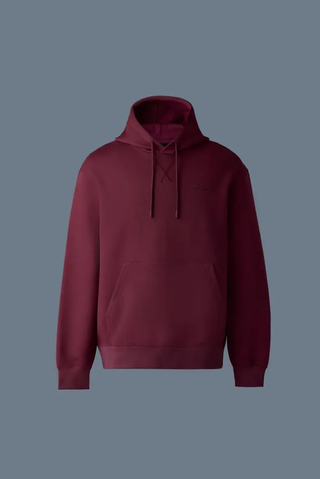 Hoodies and Tops Men Mackage KRYSTIAN Doubleface Jersey Hoodie Cream Hoodies and Tops Men Mackage KRYSTIAN Doubleface Jersey Hoodie Cream