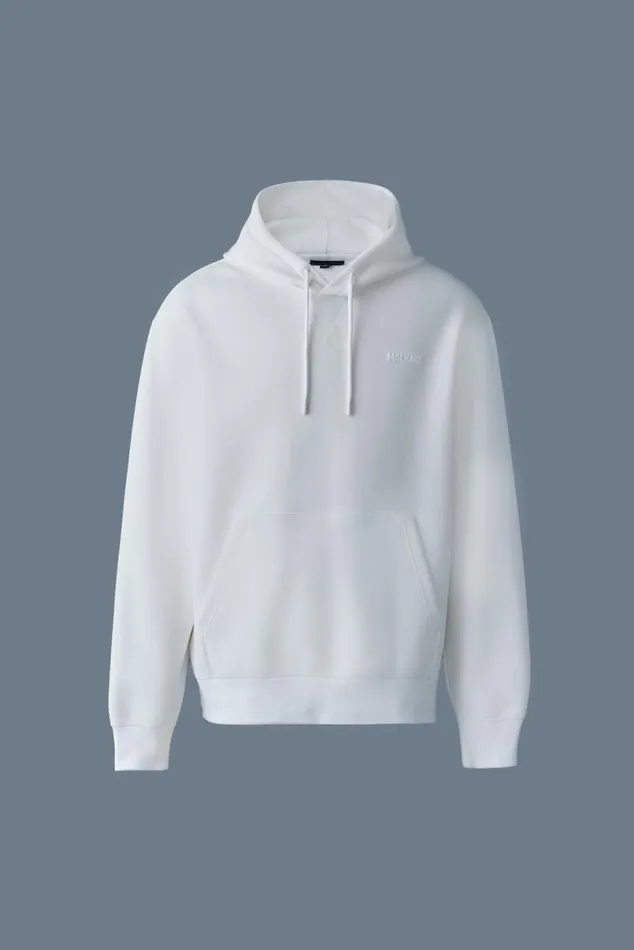 Hoodies and Tops Men Mackage KRYSTIAN Doubleface Jersey Hoodie Cream Hoodies and Tops Men Mackage KRYSTIAN Doubleface Jersey Hoodie Cream