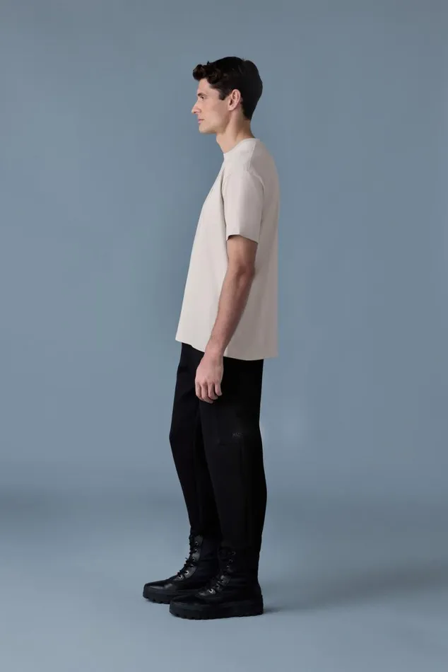 Hoodies and Tops Men Mackage TEER Teeshirt With Mackage Silicone Logo Cream Hoodies and Tops Men Mackage TEER Teeshirt With Mackage Silicone Logo Cream