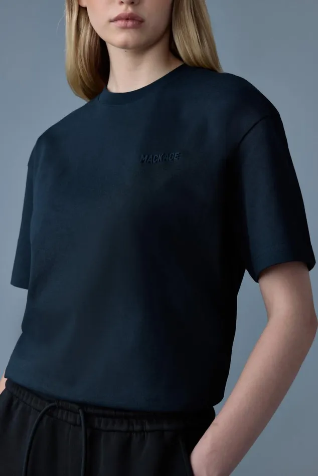 Hoodies and Tops Men Mackage TEER Teeshirt With Mackage Silicone Logo Cream Hoodies and Tops Men Mackage TEER Teeshirt With Mackage Silicone Logo Cream