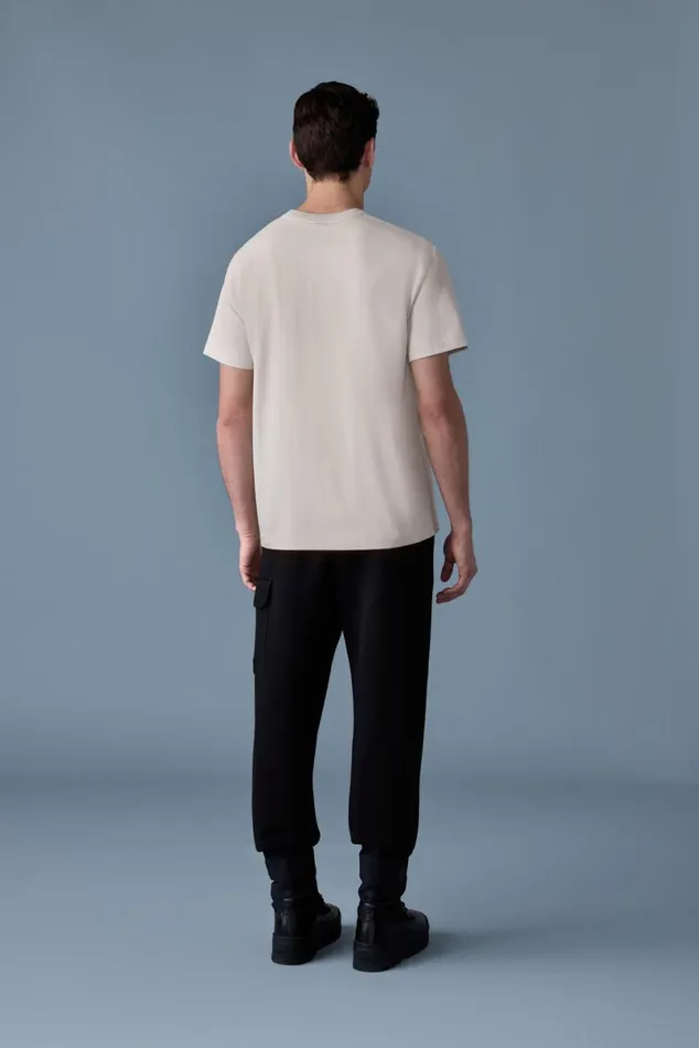 Hoodies and Tops Men Mackage TEER Teeshirt With Mackage Silicone Logo Cream Hoodies and Tops Men Mackage TEER Teeshirt With Mackage Silicone Logo Cream