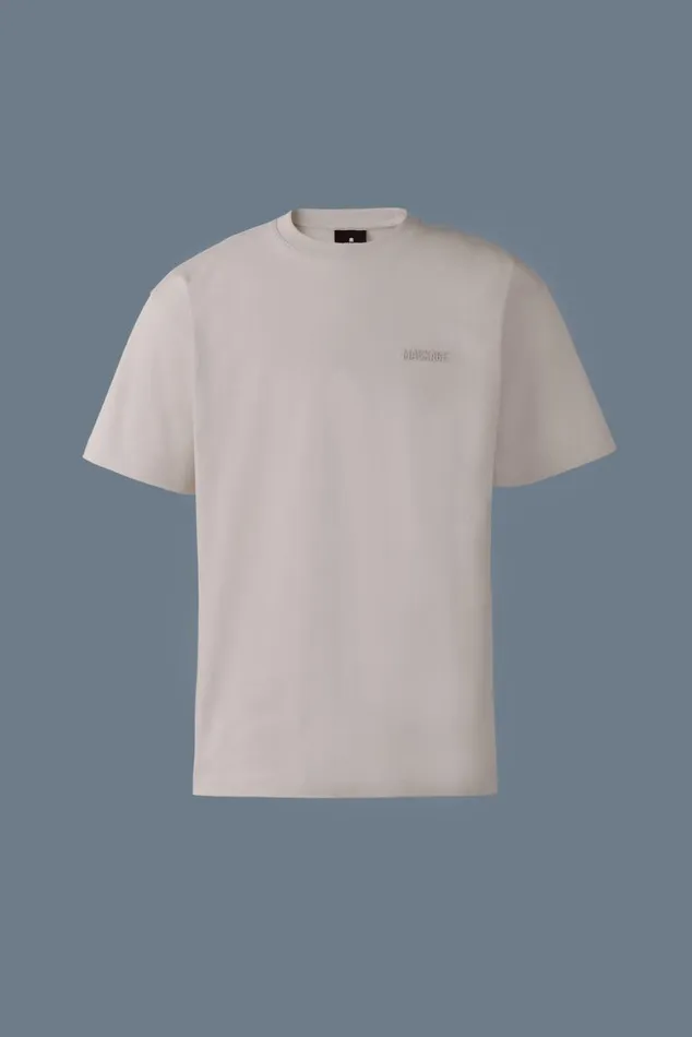 Hoodies and Tops Men Mackage TEER Teeshirt With Mackage Silicone Logo Cream Hoodies and Tops Men Mackage TEER Teeshirt With Mackage Silicone Logo Cream