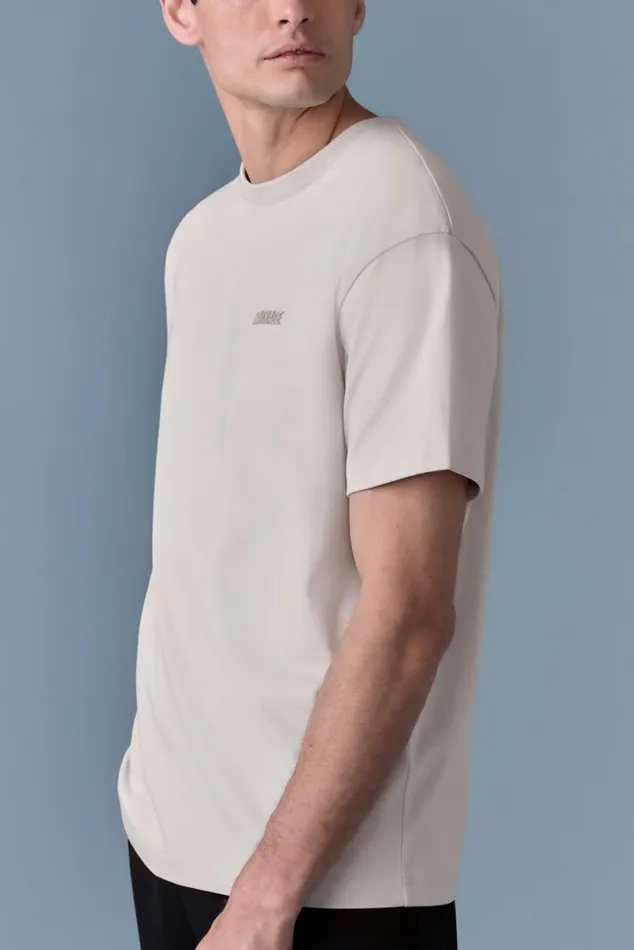 Hoodies and Tops Men Mackage TEER Teeshirt With Mackage Silicone Logo Cream Hoodies and Tops Men Mackage TEER Teeshirt With Mackage Silicone Logo Cream