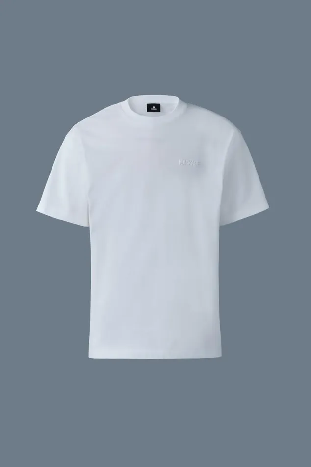 Hoodies and Tops Men Mackage TEER Teeshirt With Mackage Silicone Logo Cream Hoodies and Tops Men Mackage TEER Teeshirt With Mackage Silicone Logo Cream