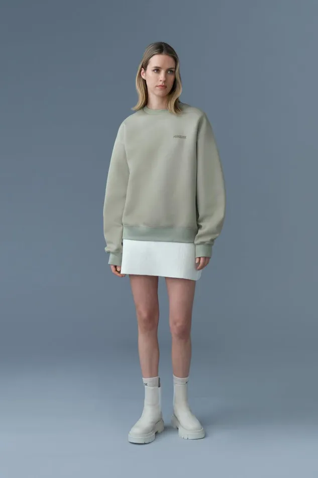 Hoodies and Tops Women Mackage JULIAN DoubleFace Jersey Sweatshirt White Hoodies and Tops Women Mackage JULIAN DoubleFace Jersey Sweatshirt White