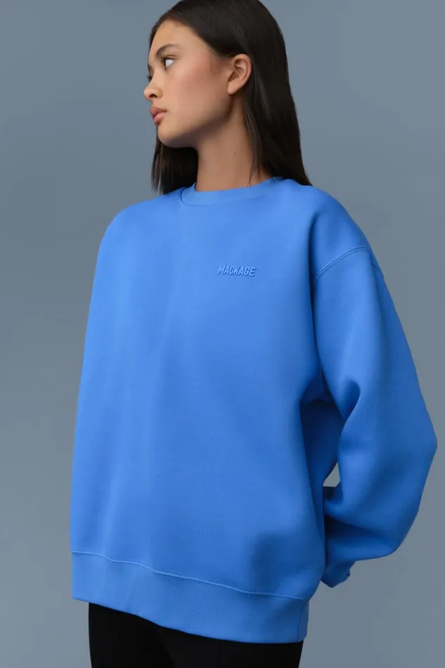 Hoodies and Tops Women Mackage JULIAN DoubleFace Jersey Sweatshirt White Hoodies and Tops Women Mackage JULIAN DoubleFace Jersey Sweatshirt White