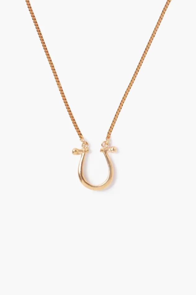 Horseshoe Necklace Yellow Gold Women Chan Luu Necklaces