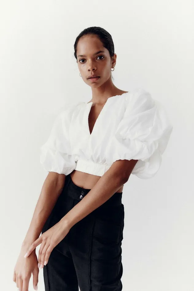 Impression Top Ivory Women Aje Tops