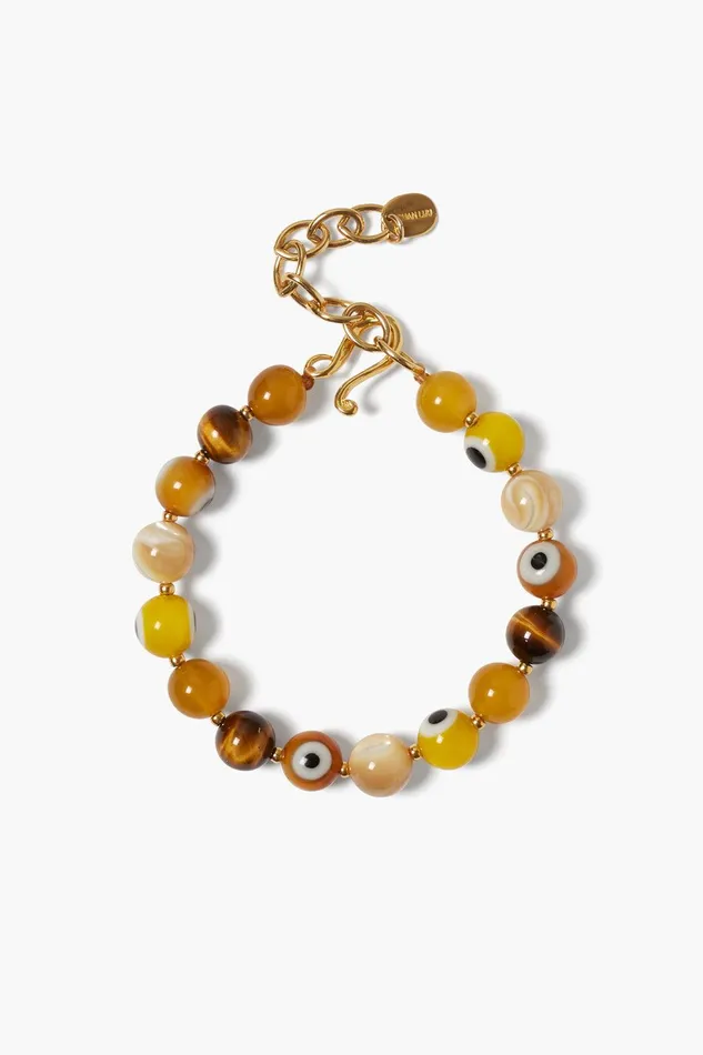Izmir Evil Eye Bracelet Yellow Mix Women Chan Luu Bracelets