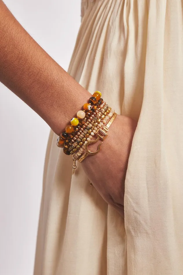 Izmir Evil Eye Bracelet Yellow Mix Women Chan Luu Bracelets