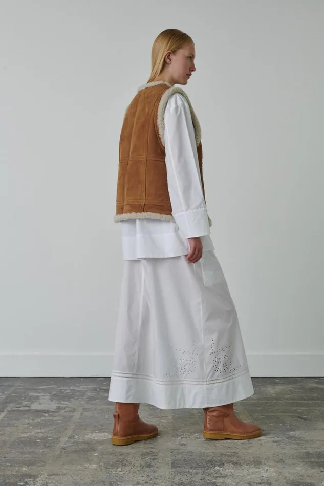 Jackets and Coats Women Soeur VILLAGE WAISTCOAT Honey