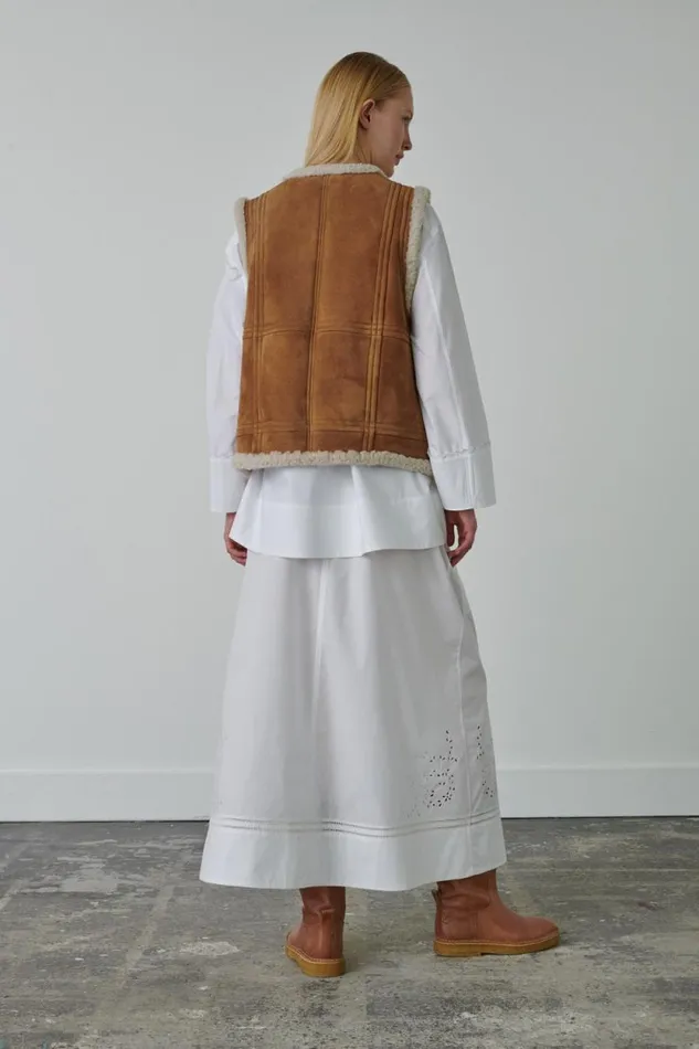 Jackets and Coats Women Soeur VILLAGE WAISTCOAT Honey