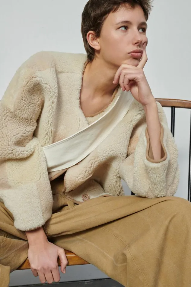 Jackets and Coats Women Soeur WOORI COAT Offwhitebeige