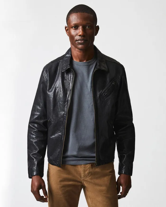 Jackets and Outerwear Men Billy Reid Blake Jacket Black