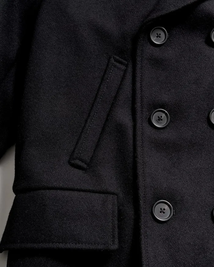 Jackets and Outerwear Men Billy Reid Bond Peacoat Black