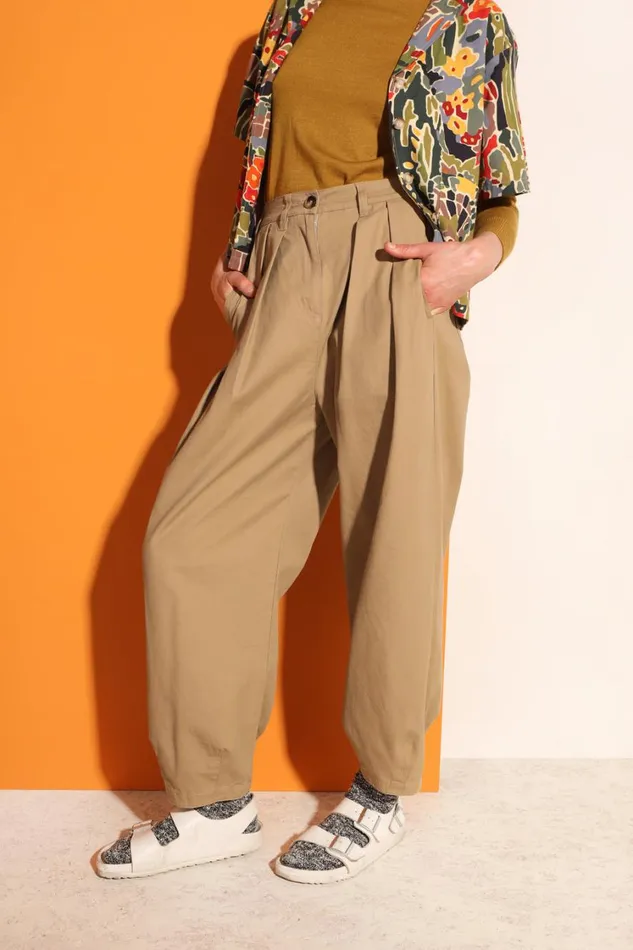 Jenkin Trousers Camel Womens LF Markey Trousers