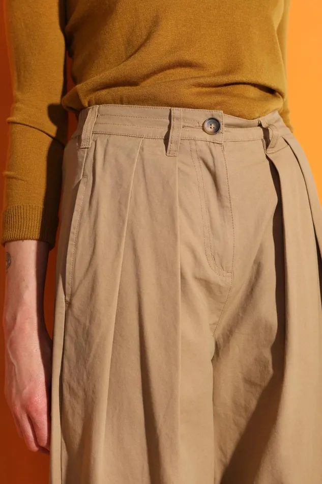 Jenkin Trousers Camel Womens LF Markey Trousers