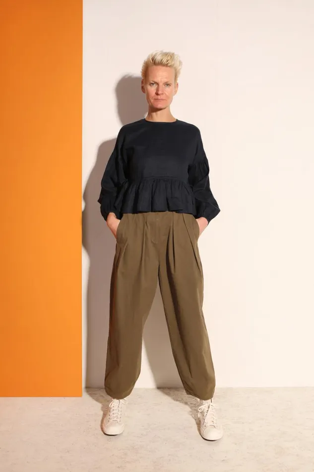 Jenkin Trousers Stone Womens LF Markey Trousers