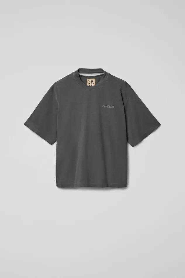 Jersey Women Camper TShirt Gray Cotton Tshirt Jersey Women Camper TShirt Gray Cotton Tshirt