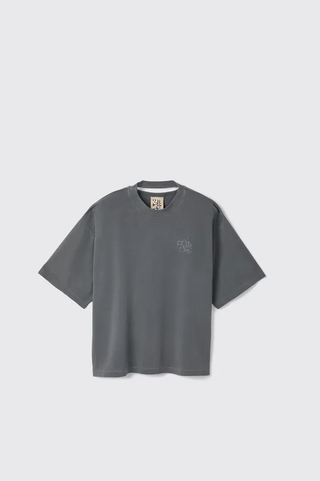 Jersey Women Camper TShirt Gray Cotton Tshirt Jersey Women Camper TShirt Gray Cotton Tshirt