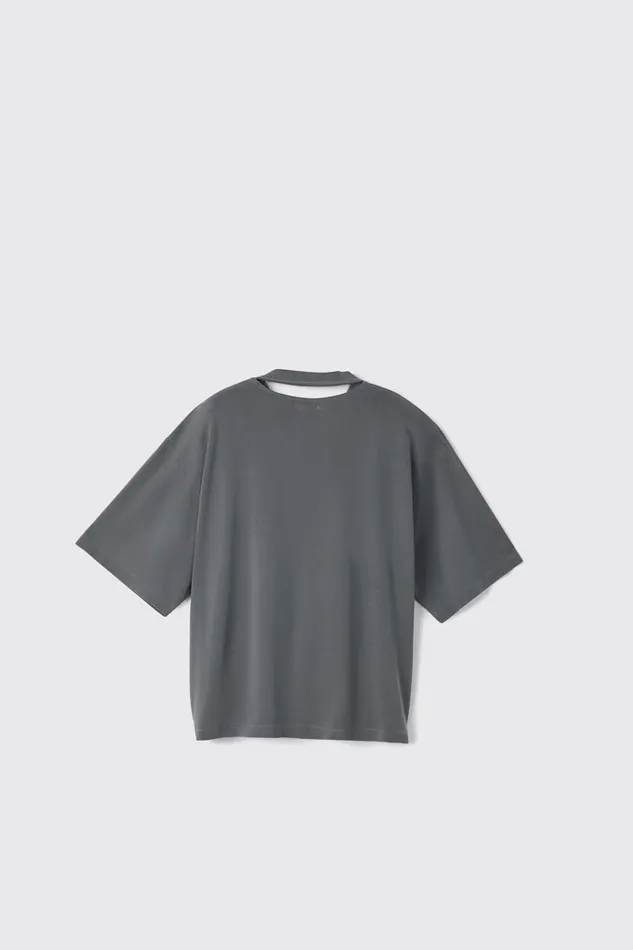 Jersey Women Camper TShirt Gray Cotton Tshirt Jersey Women Camper TShirt Gray Cotton Tshirt