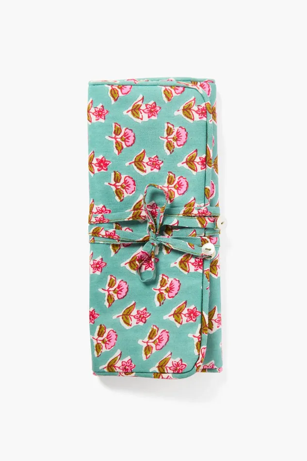 Jewelry Roll Up Case Turquoise Women Chan Luu Jewelry Storage