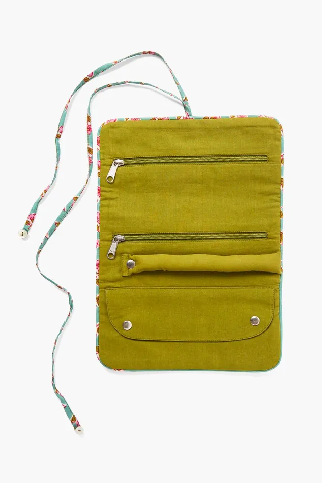 Jewelry Roll Up Case Turquoise Women Chan Luu Jewelry Storage