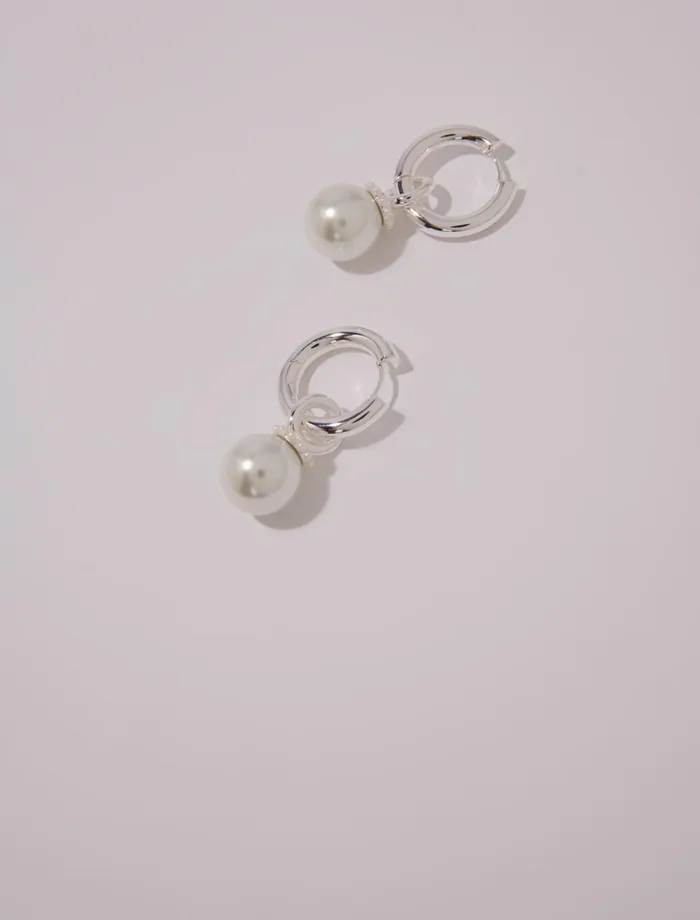 Jewelry Women Maje Bead Earrings Silver