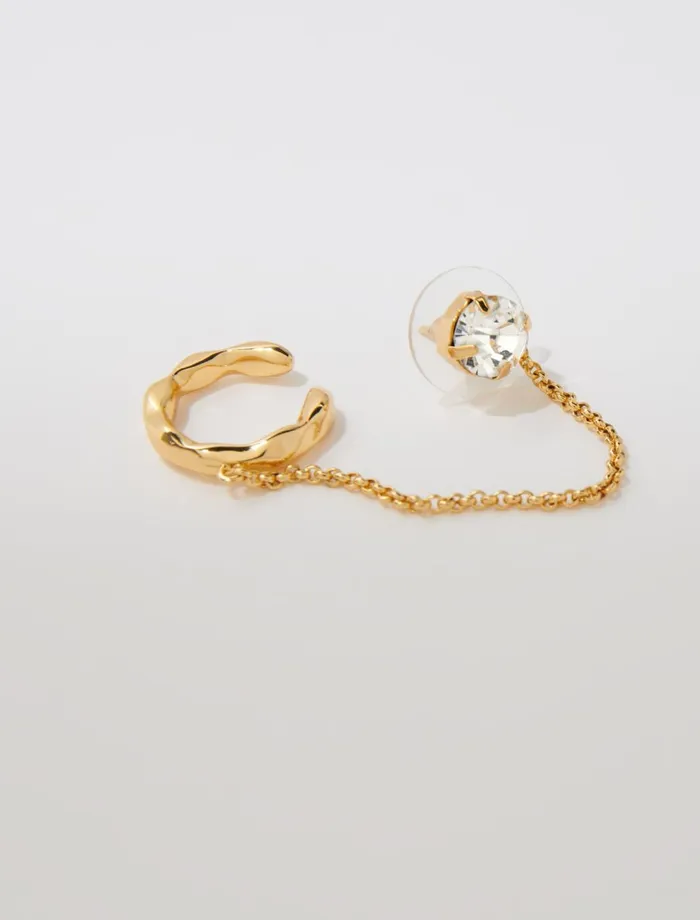 Jewelry Women Maje Chain Earring Gold