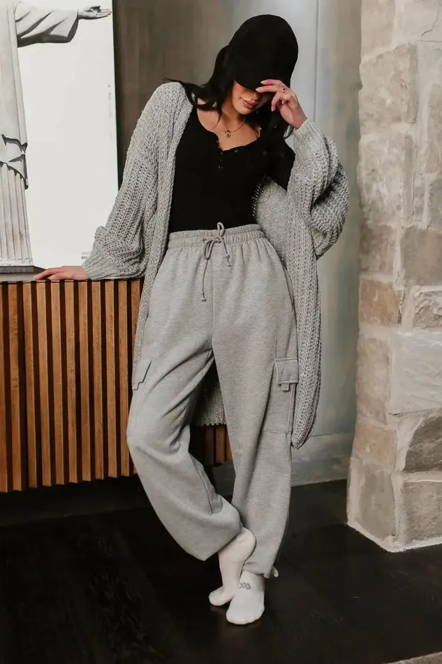 Joanna Cargo Sweatpants In Grey Grey Women Bohme Pants