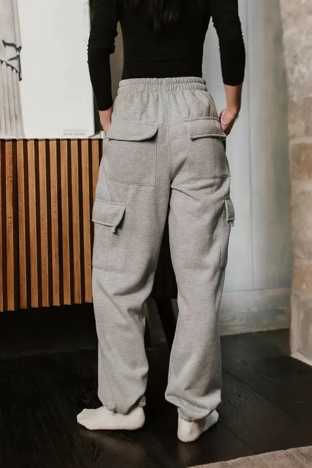 Joanna Cargo Sweatpants In Grey Grey Women Bohme Pants